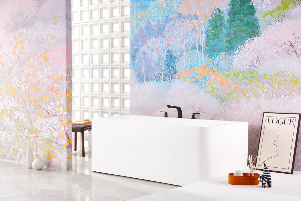 SITGES Classic Bathtub Faucet,2-Handle Matte Black Tub Filler,3-Hole Widespread Roman Tub Faucet,High Flow Deck Mount Bath Tub Faucet with Valve Included